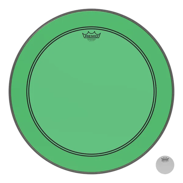 Produit REMO Colortone 22" Powerstroke 3 Bass Green Image