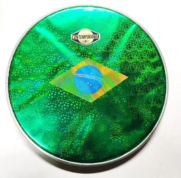 Produit Peau Contemporanea 18" Prismatique - Drapeau Bresil Image