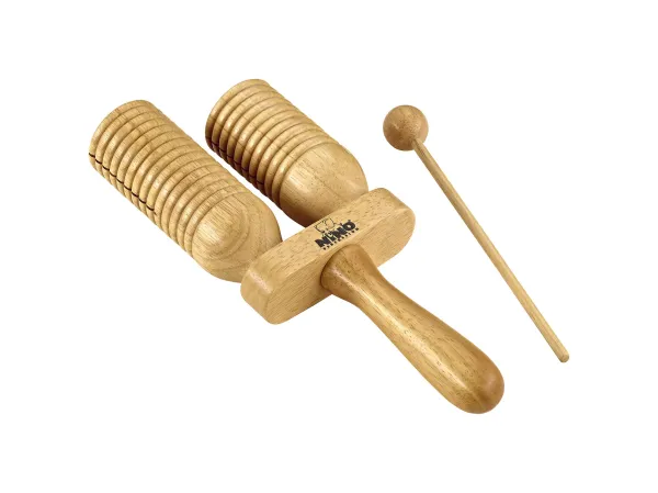 Produit Agogo Nino Bois Jeu De 2 Cloches Bois Image