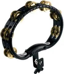 Produit MEINL TMT2B-BK Tambourin Demi-Lune 2 Rangs Laiton Black w/clamp Image