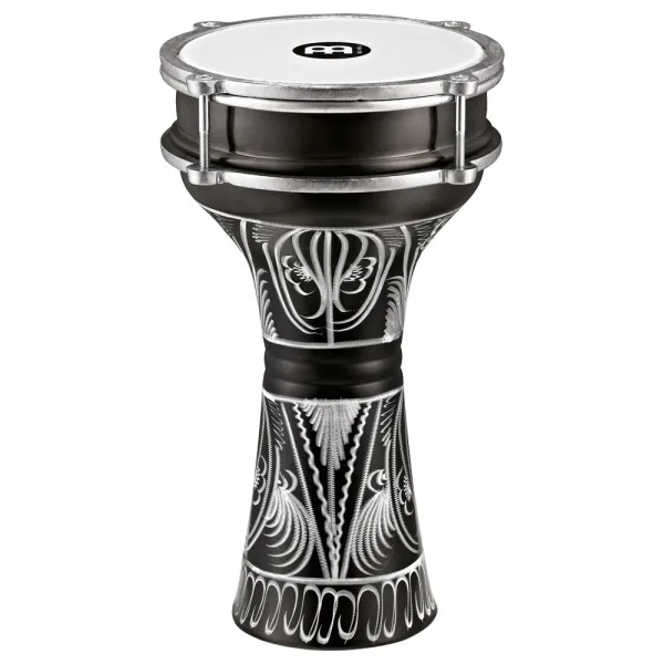 Produit Darbouka Meinl Aluminium 16.5 X 32.4Cm - Gravee - Black Image