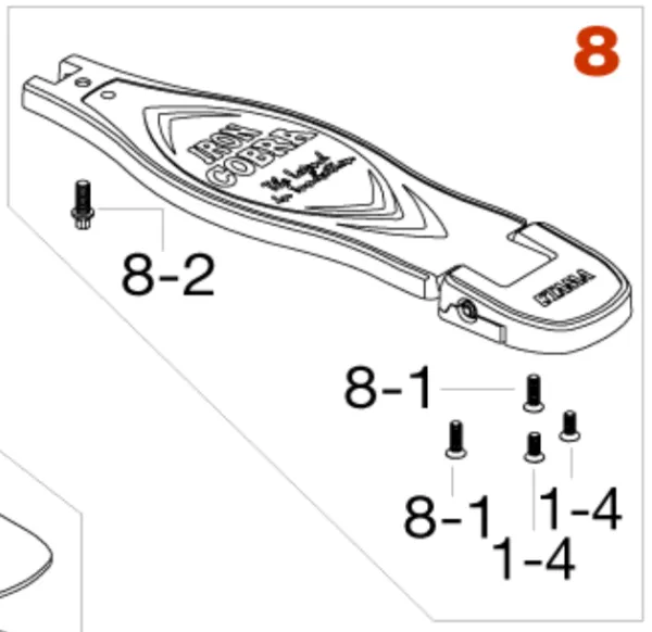 Produit Semelle Tama Iron Cobra Hp900Pn/Rn >2014 Image