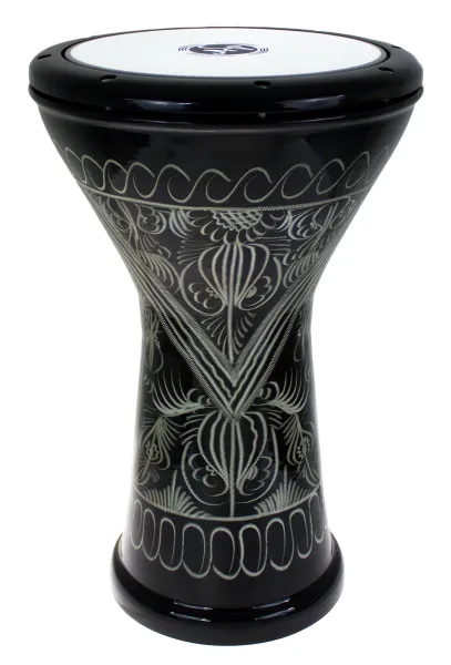 Produit Darbouka Sawt El Ahram Egypte Bass Alu Martele - Noir Image