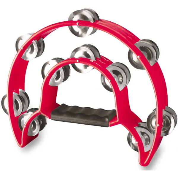 Produit Tambourin Stagg - Double Demi Lune - 20 Cymb - Red Image