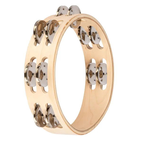 Produit Tambourin Nino 08" - 2 Rangs - Natural Image