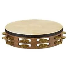 Produit Tambourin Meinl 10" - Peau  De Chevre - 2 Rangs - Laiton - Walnut Bro Image