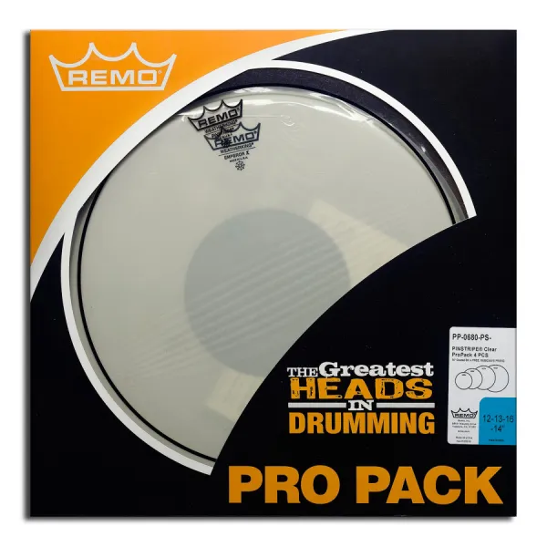 Produit REMO Pack Pinstripe 12"/13"/16" Clear + Empx 14" Coated Image