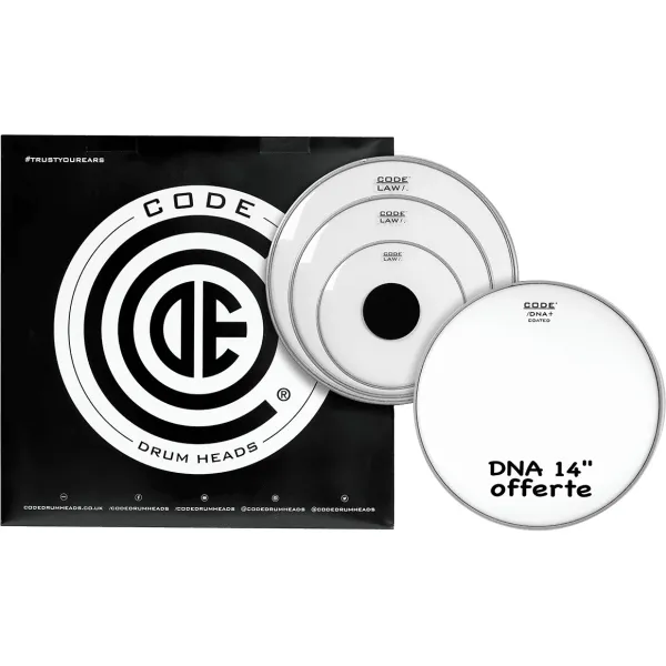 Produit Pack CODE Law 10"/12"/16" Clear + Dna 14" Coated Image