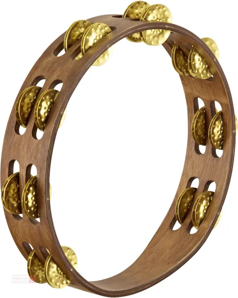 Produit Tambourin Meinl 10" Bois - 2 Rangs Nickel/Laiton Marteles - Walnut Br Image