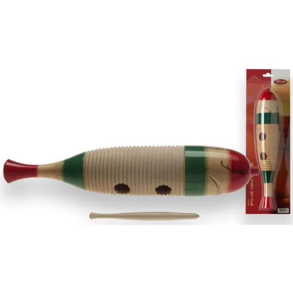 Produit Guiro Stagg Poisson - Bois - Grand Image