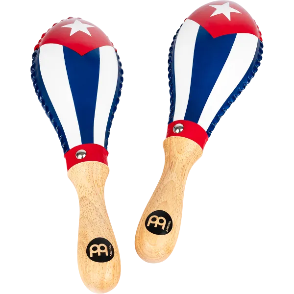 Produit Maracas Meinl Rawhide Traditional - Cuba Flag Image