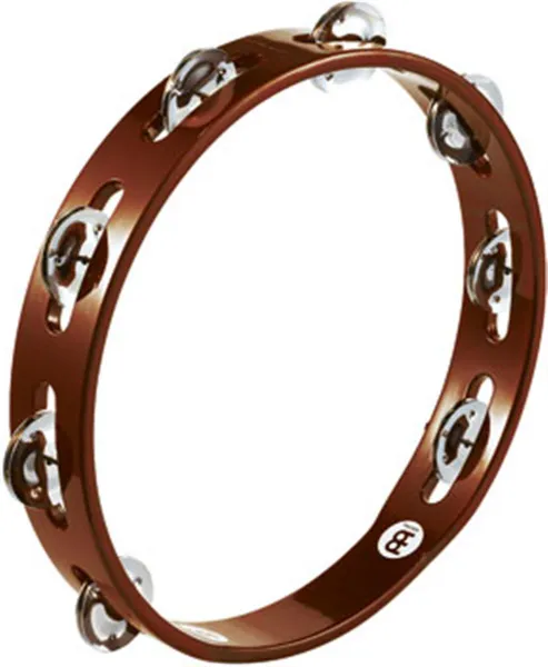 Produit Tambourin Meinl 10" - 1 Rang - Nickel - African Brown Image