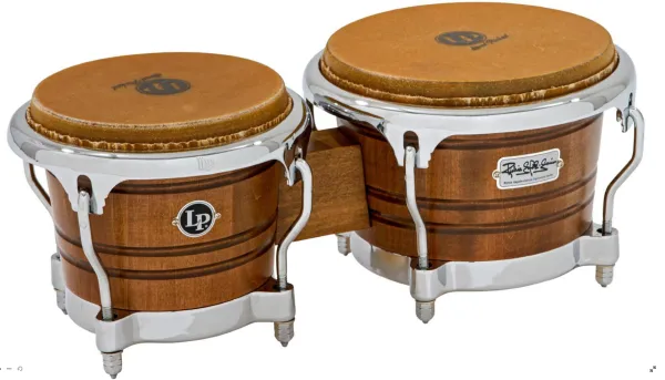 Produit Bongos LP 201Ax2Rgm Richie Gajate-Garcia - Satin Mavi - Chrome Image