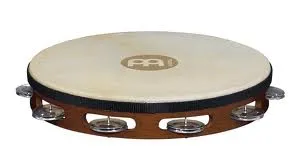 Produit Tambourin Meinl Bois - Peau De Chevre - 1 Rang - Alu - Brown Image