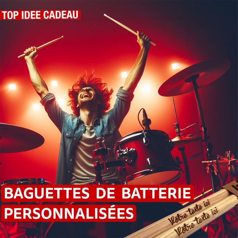 12 paires de baguettes de batterie de jazz Baguettes de percussion pour