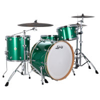 LUDWIG Batterie Continental Series 22"/ 4pcs - Green Sparkle